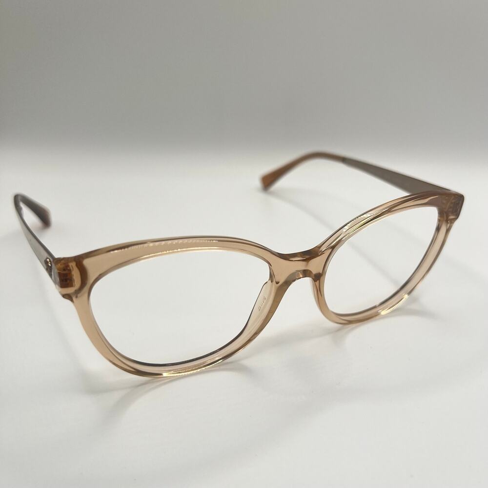 Versace Mod.3237 5215 Eyeglasses Light Brown Translucent 54-17 Excellent Cond
